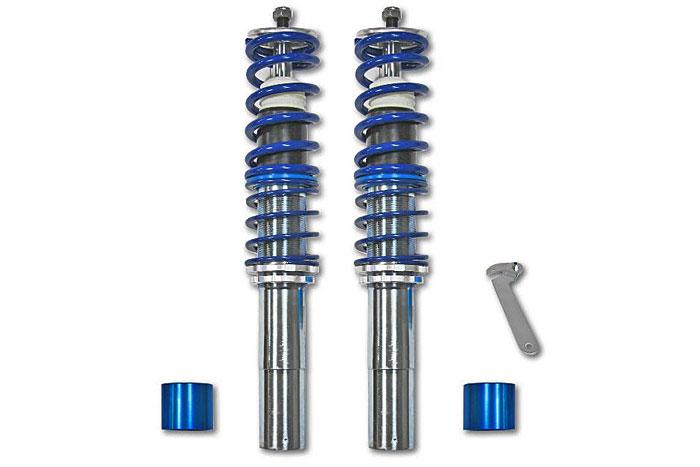 GF150142, Triple-S Schroefset, BMW 5-serie Touring 520i/ 523i/ 525i/ 528i/ 530i/ 520D/ 525D/ TD/TDS/ 530D (excl. EDC)  (only Front) E39 01/1997-05/2004, 1090KG max vooraslast, De set bevat alleen vooras-veren